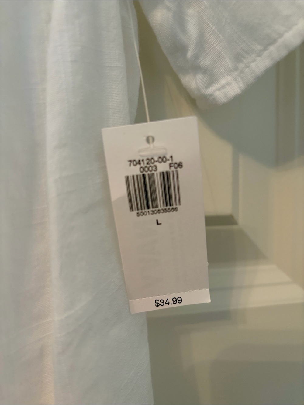 NWT Old Navy White Short-Sleeve Peasant Blouse - Picture 6 of 6